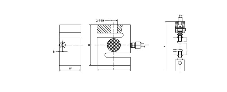 TSB拉式传感器 剪切梁传感器 料斗秤传感器 S型称重传感器