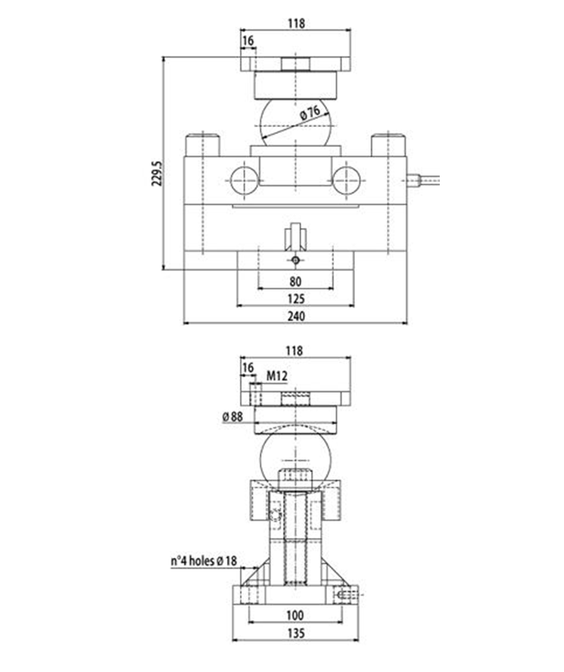 狄纳乔RSB系列双剪切梁传感器