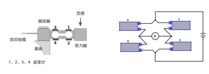 单点式称重传感器工作原理